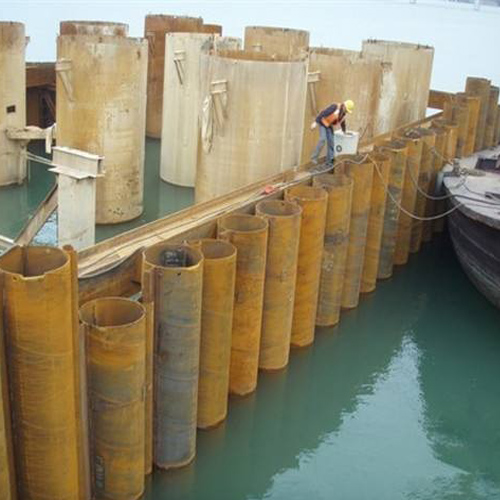 河南钢护筒现场安装